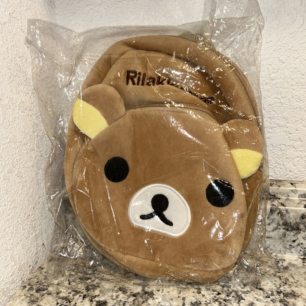 Rilakkuma Face Backpack Smaller Size For Toddlers‎ Brand New E3